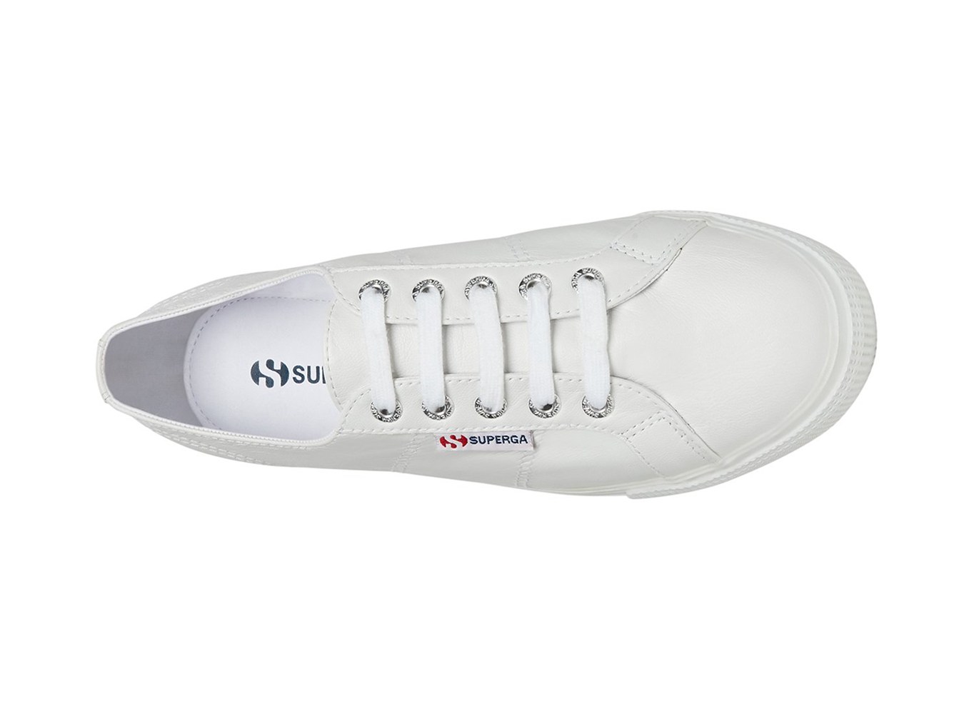 Superga Espadrille Womens - 2790 Nappa Leather - White - TZJFP5041